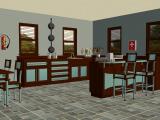 Chiclettina Fjord Kitchen Counter in AL Wood Colours Screenshot
